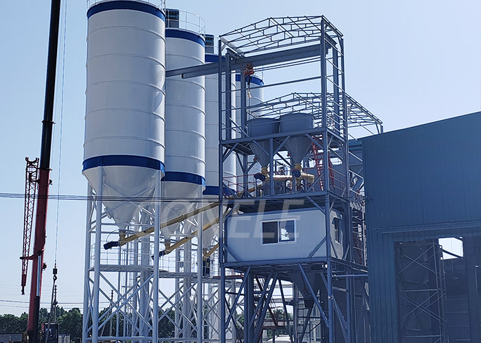 預應力風電塔筒混凝土攪拌站-預制構件UHPC攪拌站生產線