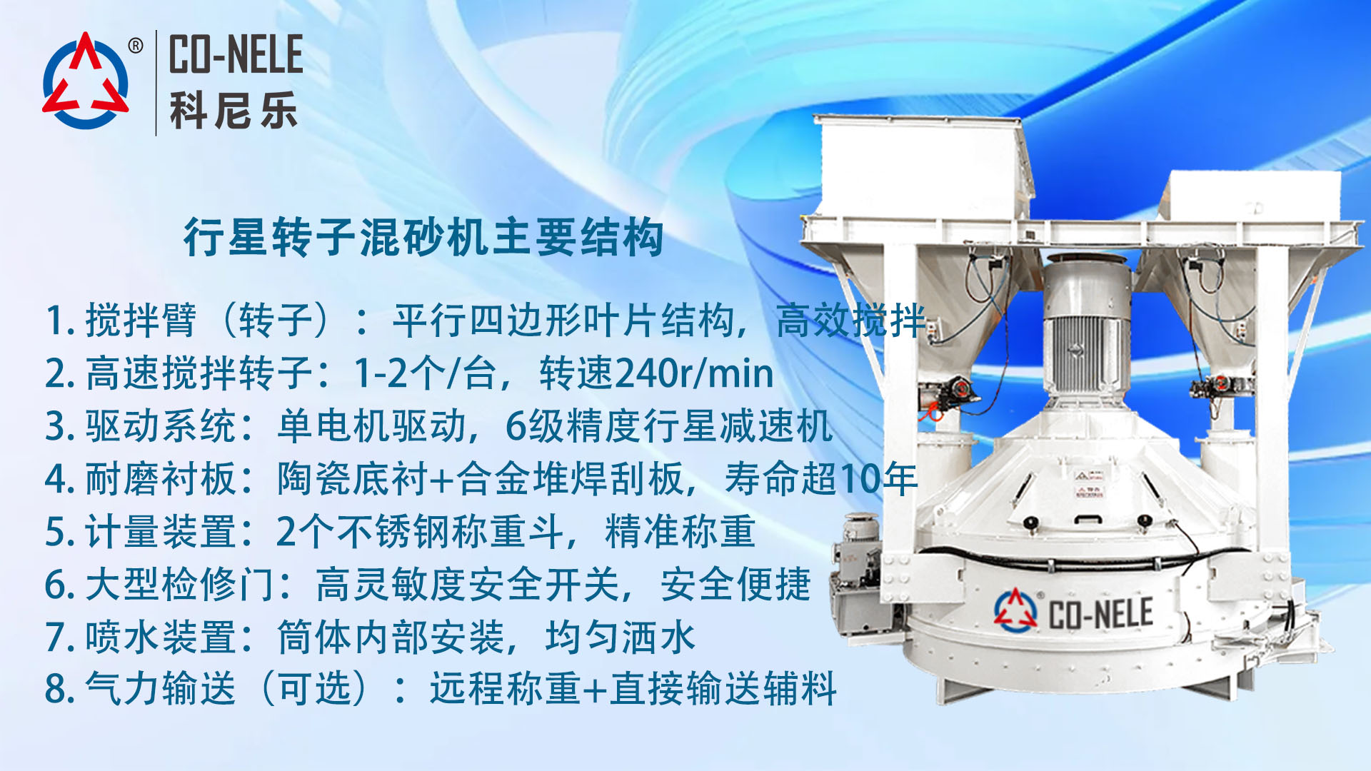 行星變頻轉(zhuǎn)子混砂機
