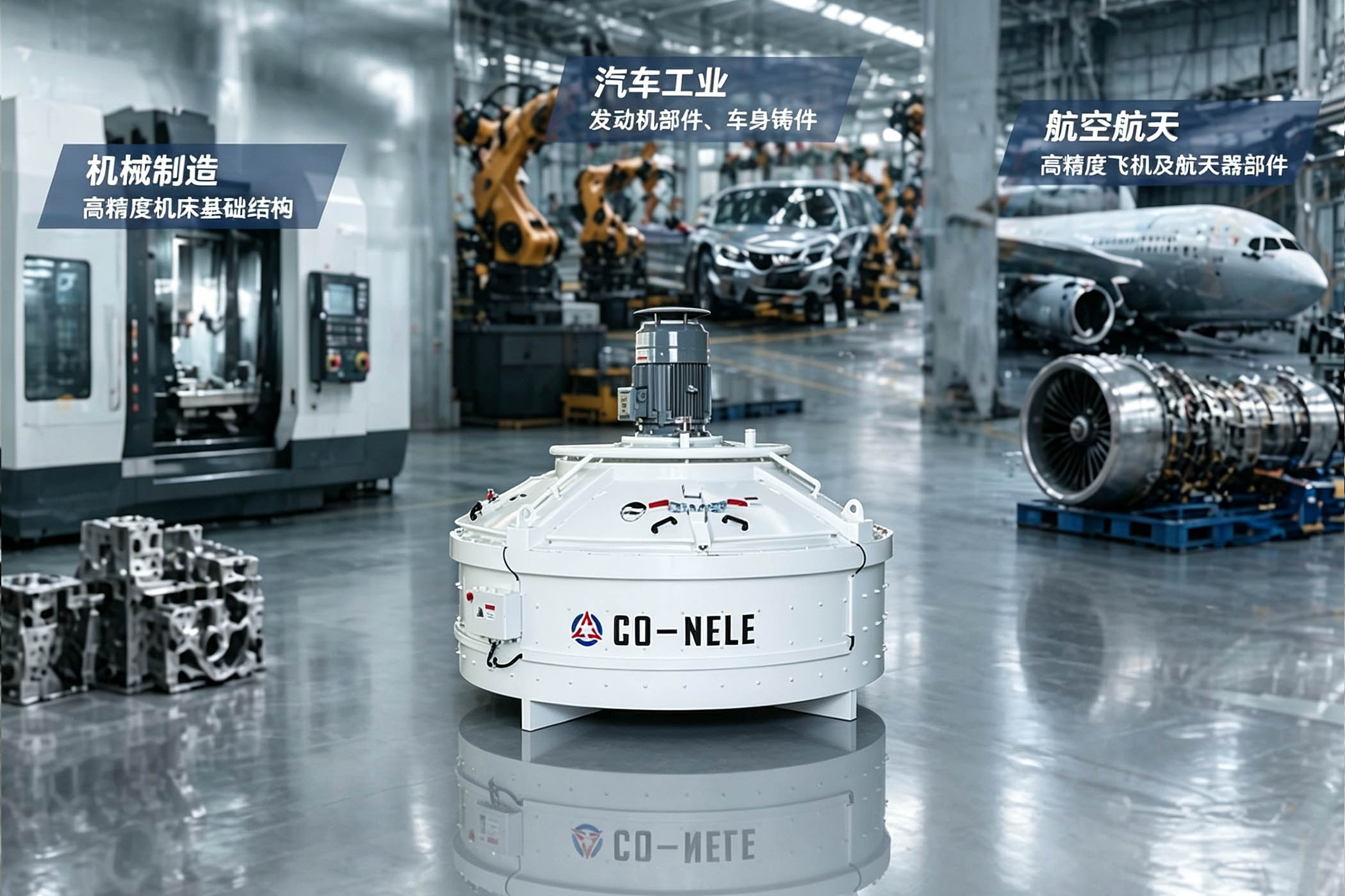 礦物鑄造行星式攪拌機